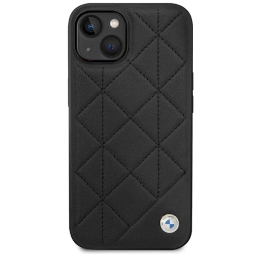 Etui BMW BMHCP14S22RQDK Apple iPhone 14 czarny/black Leather Quilted