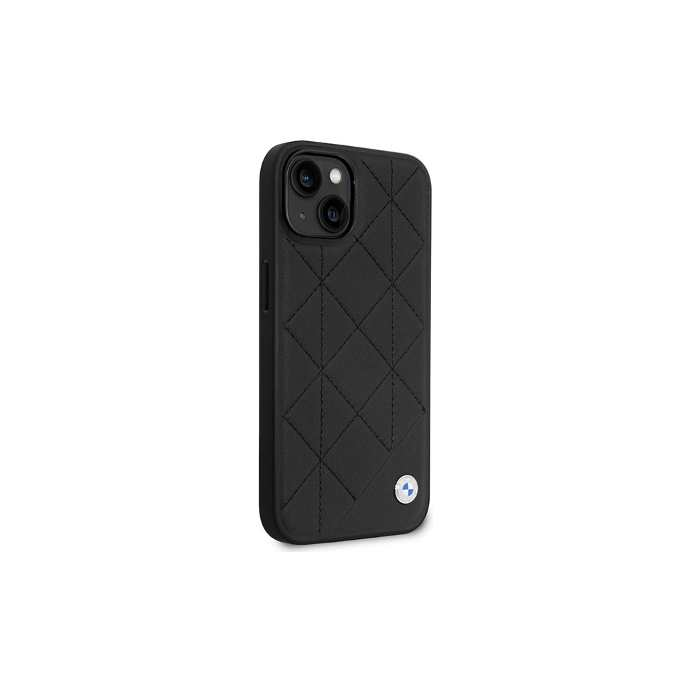 Hurtownia GSM - Etui BMW BMHCP14S22RQDK Apple iPhone 14 schwarz/black Leder gesteppt - BMW484 - {ean13} - Hurt