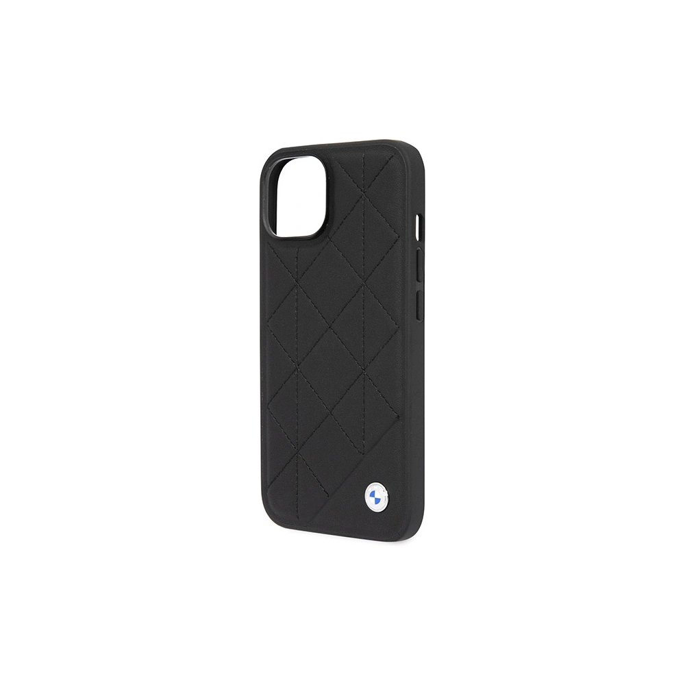 Hurtownia GSM - Etui BMW BMHCP14S22RQDK Apple iPhone 14 schwarz/black Leder gesteppt - BMW484 - {ean13} - Hurt