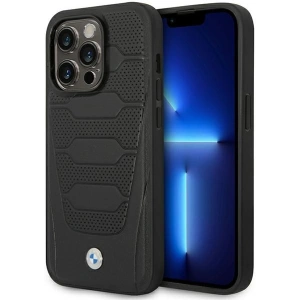 Hurtownia GSM - Etui BMW BMHCP14X22RPSK Apple iPhone 14 Pro Max schwarz/schwarzes Leder Sitzmuster - BMW486 - {ean13} - Hurt