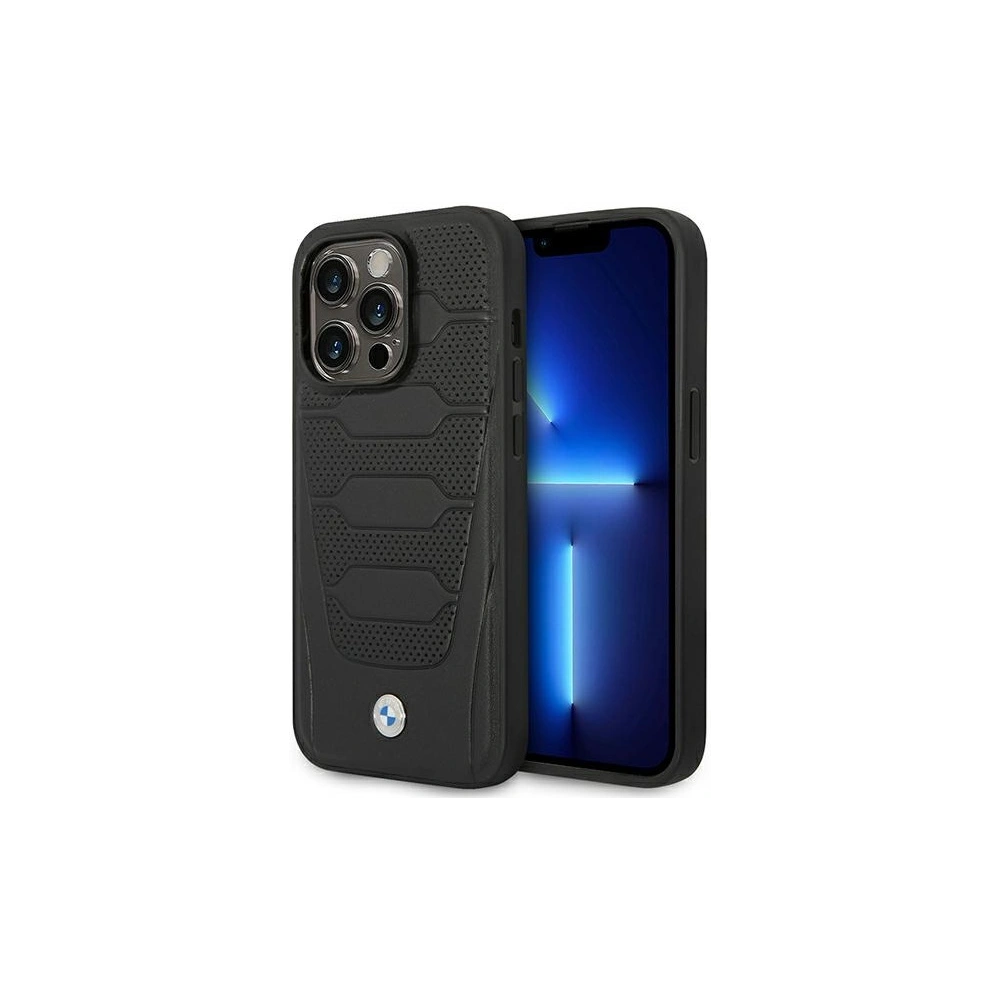 Hurtownia GSM - Etui BMW BMHCP14X22RPSK Apple iPhone 14 Pro Max schwarz/schwarzes Leder Sitzmuster - BMW486 - {ean13} - Hurt