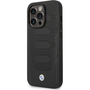 Hurtownia GSM - Etui BMW BMHCP14X22RPSK Apple iPhone 14 Pro Max schwarz/schwarzes Leder Sitzmuster - BMW486 - {ean13} - Hurt