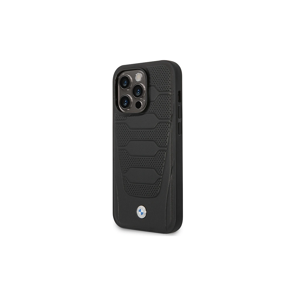 Hurtownia GSM - Etui BMW BMHCP14X22RPSK Apple iPhone 14 Pro Max schwarz/schwarzes Leder Sitzmuster - BMW486 - {ean13} - Hurt