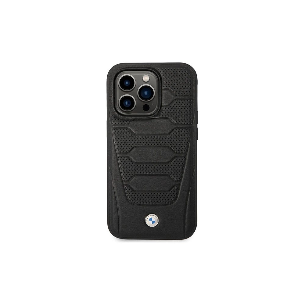 Hurtownia GSM - Etui BMW BMHCP14X22RPSK Apple iPhone 14 Pro Max schwarz/schwarzes Leder Sitzmuster - BMW486 - {ean13} - Hurt