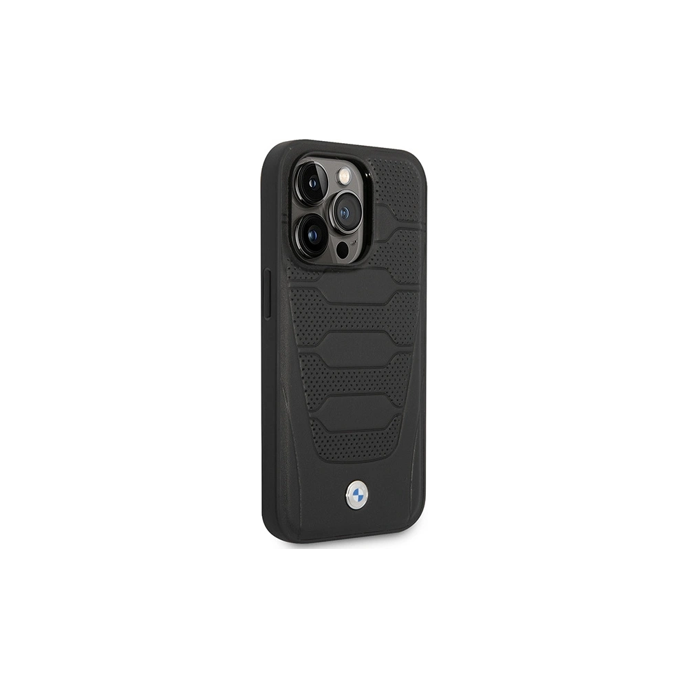 Hurtownia GSM - Etui BMW BMHCP14X22RPSK Apple iPhone 14 Pro Max negru/black Model de Scaune din Piele - BMW486 - {ean13} - Hurt