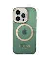 Hurtownia GSM - Etui Guess GUHMP14LHTCMA Apple iPhone 14 Pro zielony/khaki hard case Gold Outline Translucent MagSafe - GUE2638 - {ean13} - Hurt