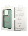 Hurtownia GSM - Etui Guess GUHMP14LHTCMA Apple iPhone 14 Pro zielony/khaki hard case Gold Outline Translucent MagSafe - GUE2638 - {ean13} - Hurt