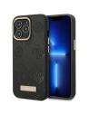 Wholesale Guess GUHMP14LSAPSTK Apple iPhone 14 Pro black hardcase Peony Logo Plate MagSafe - GUE2639 - {ean13} - Hurt