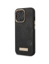 Wholesale Guess GUHMP14LSAPSTK Apple iPhone 14 Pro black hardcase Peony Logo Plate MagSafe - GUE2639 - {ean13} - Hurt