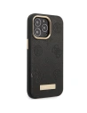 Wholesale Guess GUHMP14LSAPSTK Apple iPhone 14 Pro black hardcase Peony Logo Plate MagSafe - GUE2639 - {ean13} - Hurt