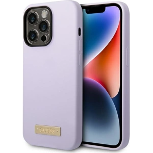 Hurtownia GSM - Etui Guess GUHMP14LSBPLU Apple iPhone 14 Pro violet/hard case din silicon cu logo MagSafe - GUE2640 - {ean13} - Hurt