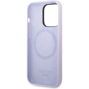 Hurtownia GSM - Etui Guess GUHMP14LSBPLU Apple iPhone 14 Pro violet/hard case din silicon cu logo MagSafe - GUE2640 - {ean13} - Hurt