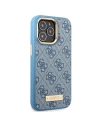 Hurtownia GSM - Etui Guess GUHMP14LU4GPRB Apple iPhone 14 Pro albastru/blue hard case 4G Logo Plate MagSafe - GUE2641 - {ean13} - Hurt