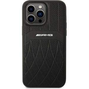 Hurtownia GSM - Etui Mercedes AMG AMHMP14XOSDBK Apple iPhone 14 Pro Max czarny/black hardcase Leather Curved Lines MagSafe - MRS82 - {ean13} - Hurt
