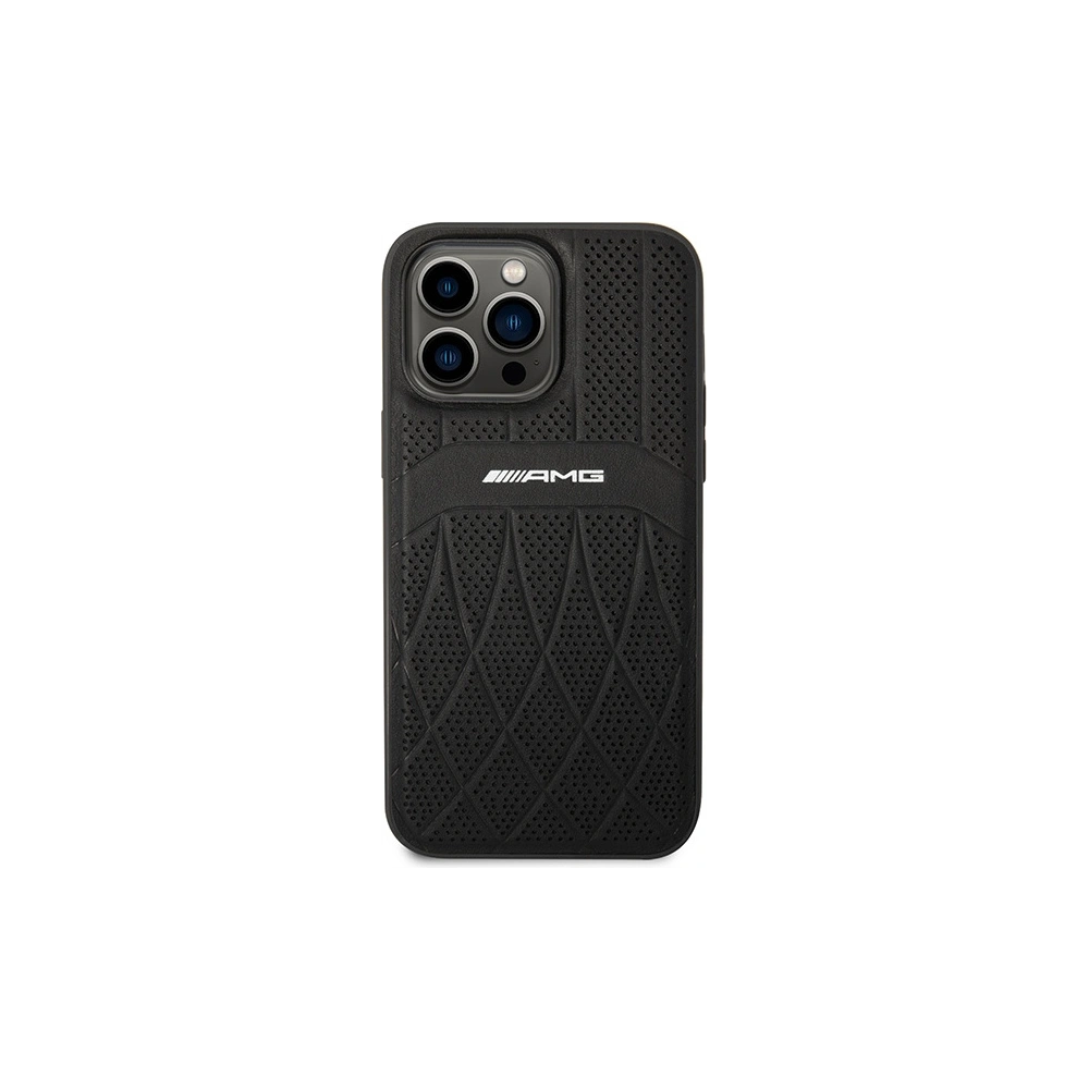 Hurtownia GSM - Etui Mercedes AMG AMHMP14XOSDBK Apple iPhone 14 Pro Max schwarz/hardcase Leder Curved Lines MagSafe - MRS82 - {ean13} - Hurt