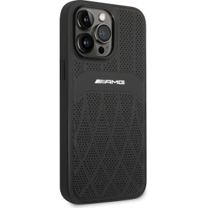 Hurtownia GSM - Etui Mercedes AMG AMHMP14XOSDBK Apple iPhone 14 Pro Max czarny/black hardcase Leather Curved Lines MagSafe - MRS82 - {ean13} - Hurt