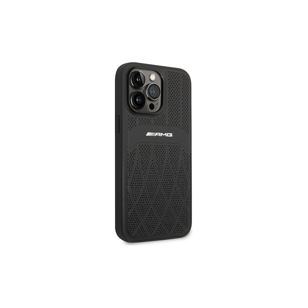 Hurtownia GSM - Etui Mercedes AMG AMHMP14XOSDBK Apple iPhone 14 Pro Max schwarz/hardcase Leder Curved Lines MagSafe - MRS82 - {ean13} - Hurt