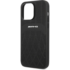 Hurtownia GSM - Etui Mercedes AMG AMHMP14XOSDBK Apple iPhone 14 Pro Max czarny/black hardcase Leather Curved Lines MagSafe - MRS82 - {ean13} - Hurt