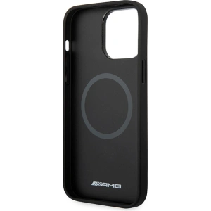 Hurtownia GSM - Etui Mercedes AMG AMHMP14XOSDBK Apple iPhone 14 Pro Max czarny/black hardcase Leather Curved Lines MagSafe - MRS82 - {ean13} - Hurt