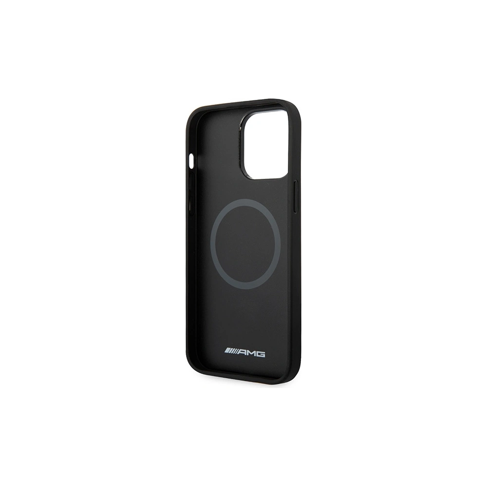 Hurtownia GSM - Etui Mercedes AMG AMHMP14XOSDBK Apple iPhone 14 Pro Max černý/black hardcase Leather Curved Lines MagSafe - MRS82 - {ean13} - Hurt