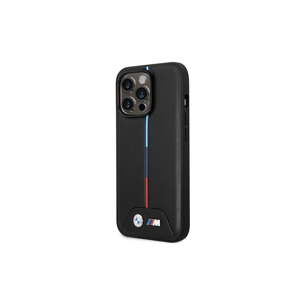 Hurtownia GSM - Etui BMW BMHMP14L22PVTK Apple iPhone 14 Pro czarny/black Quilted Tricolor MagSafe - BMW487 - {ean13} - Hurt