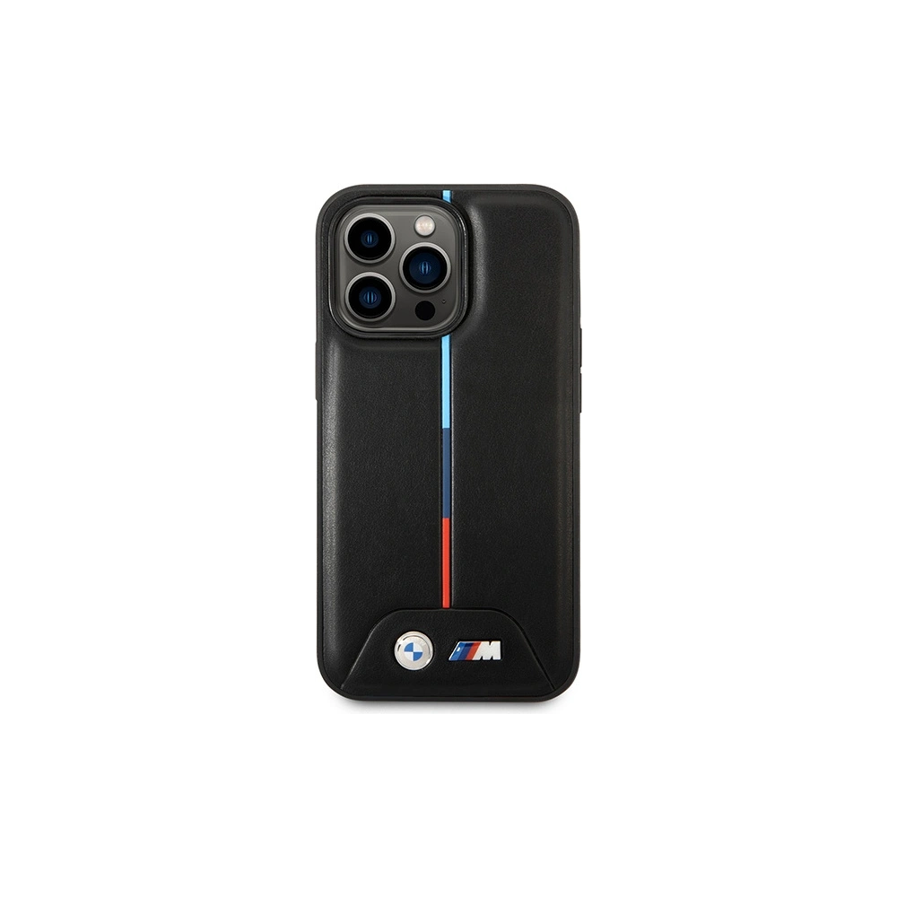 Hurtownia GSM - Etui BMW BMHMP14L22PVTK Apple iPhone 14 Pro czarny/black Quilted Tricolor MagSafe - BMW487 - {ean13} - Hurt