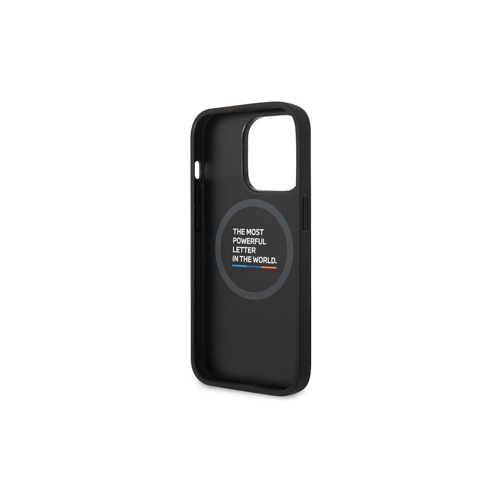 Hurtownia GSM - Etui BMW BMHMP14L22PVTK Apple iPhone 14 Pro czarny/black Quilted Tricolor MagSafe - BMW487 - {ean13} - Hurt