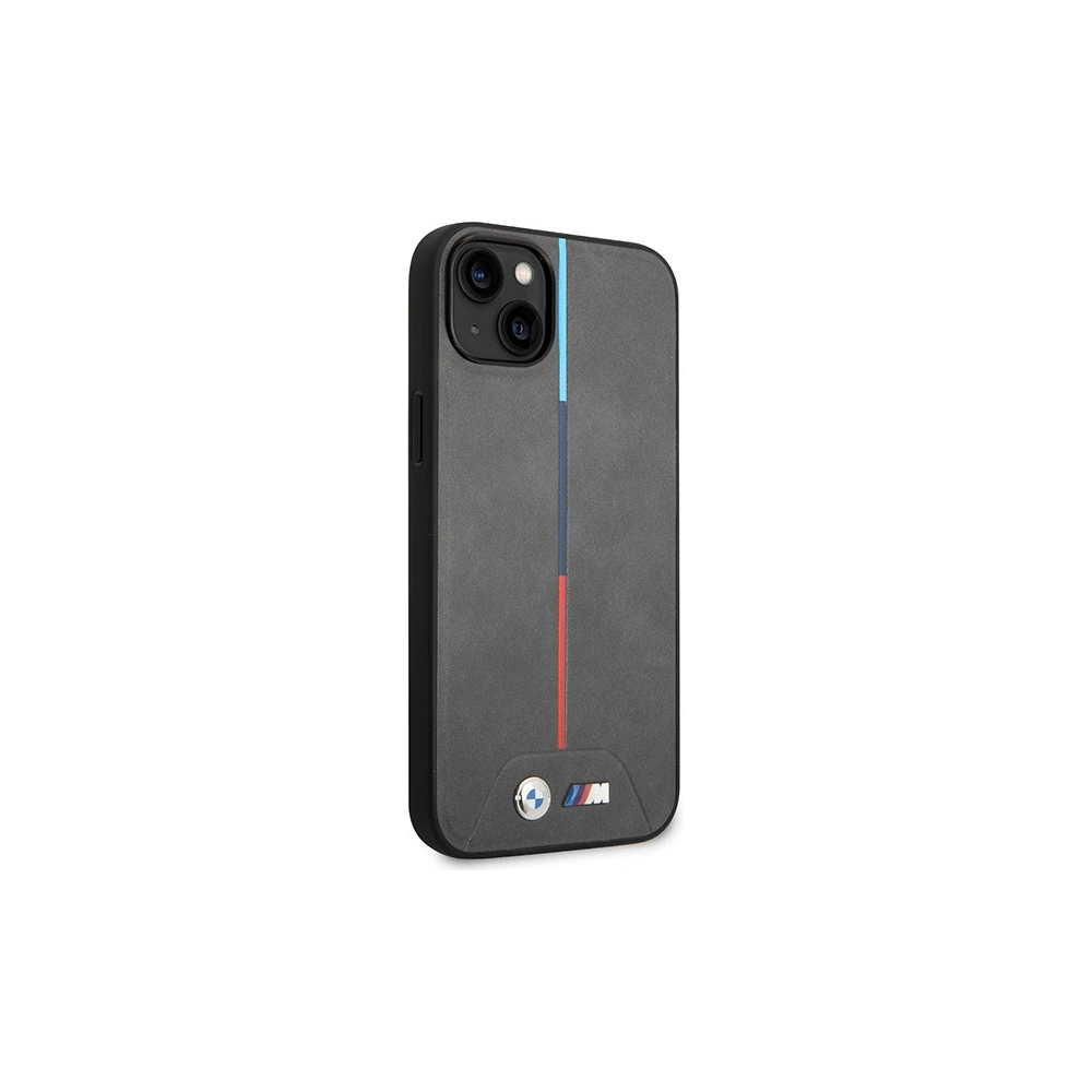 Hurtownia GSM - Etui BMW BMHMP14M22PVTA Apple iPhone 14 Plus / 15 Plus šedý/grey prošívaný tricolor MagSafe - BMW488 - {ean13} - Hurt