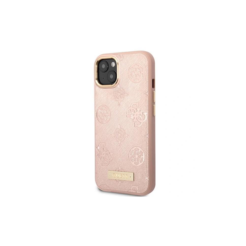 Hurtownia GSM - Etui Guess GUHMP14SSAPSTP Apple iPhone 14 růžový/pink hardcase Peony Logo Plate MagSafe - GUE2643 - {ean13} - Hurt