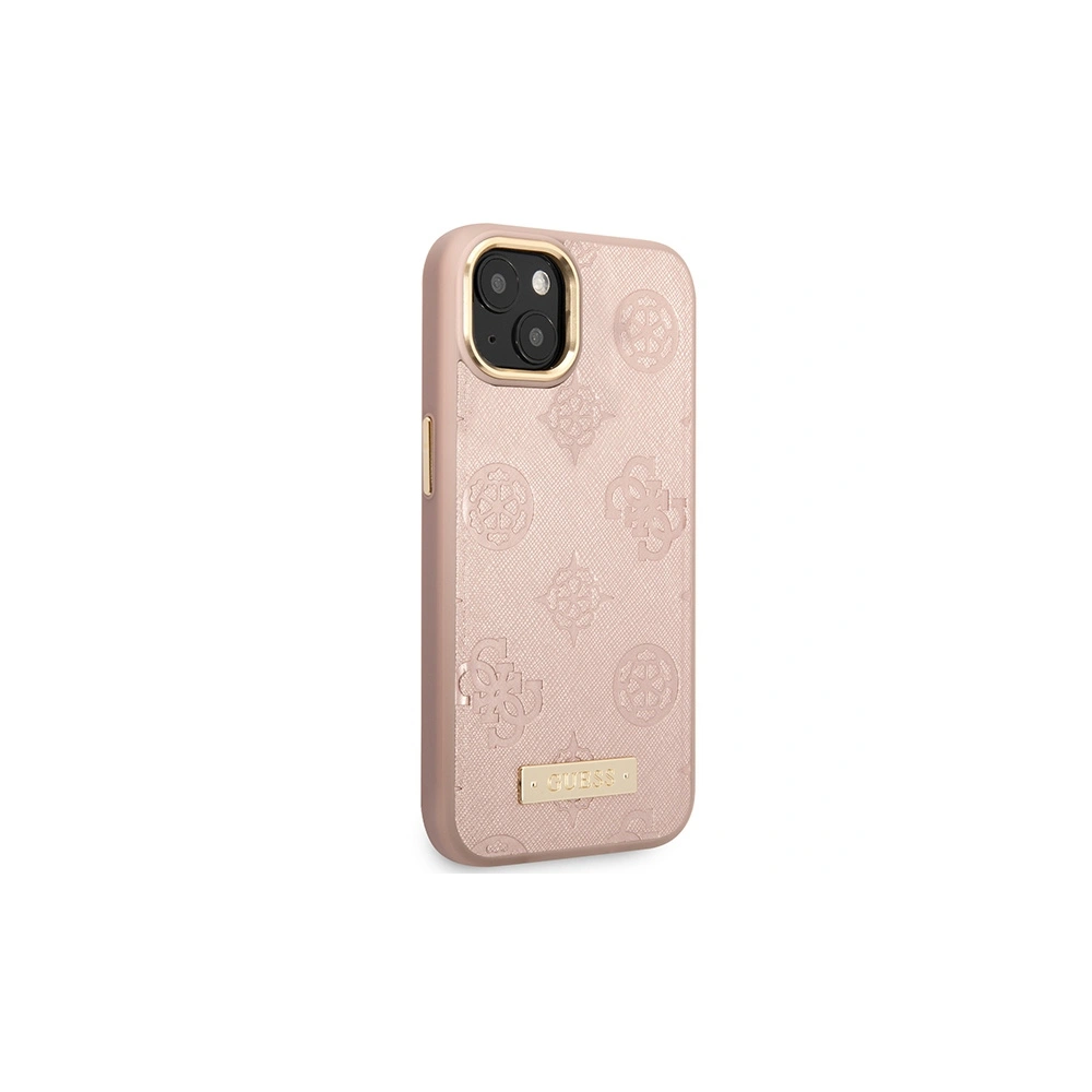 Hurtownia GSM - Etui Guess GUHMP14SSAPSTP Apple iPhone 14 růžový/pink hardcase Peony Logo Plate MagSafe - GUE2643 - {ean13} - Hurt