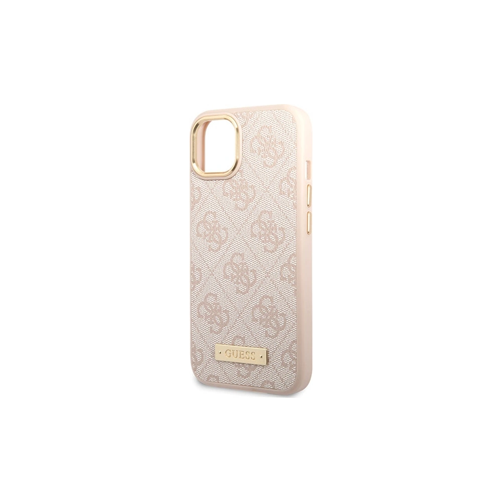 Hurtownia GSM - Etui Guess GUHMP14SU4GPRP Apple iPhone 14 rosa/pink Hartschale 4G Logo Plate MagSafe - GUE2644 - {ean13} - Hurt