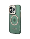 Hurtownia GSM - Etui Guess GUHMP14XHTCMA Apple iPhone 14 Pro Max zielony/khaki hard case Gold Outline Translucent MagSafe - GUE2645 - {ean13} - Hurt