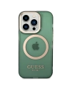 Hurtownia GSM - Etui Guess GUHMP14XHTCMA Apple iPhone 14 Pro Max zielony/khaki hard case Gold Outline Translucent MagSafe - GUE2645 - {ean13} - Hurt