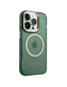 Hurtownia GSM - Etui Guess GUHMP14XHTCMA Apple iPhone 14 Pro Max zielony/khaki hard case Gold Outline Translucent MagSafe - GUE2645 - {ean13} - Hurt