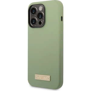 Hurtownia GSM - Etui Guess GUHMP14XSBPLA Apple iPhone 14 Pro Max grün/khaki Hartschale Silikon Logo-Platte MagSafe - GUE2647 - {ean13} - Hurt