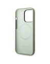 Hurtownia GSM - Etui Guess GUHMP14XSBPLA Apple iPhone 14 Pro Max zielony/khaki hard case Silicone Logo Plate MagSafe - GUE2647 - {ean13} - Hurt