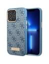 Etui Guess GUHMP14XU4GPRB Apple iPhone 14 Pro Max niebieski/blue hard case 4G Logo Plate MagSafe