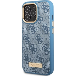 Hurtownia GSM - Etui Guess GUHMP14XU4GPRB Apple iPhone 14 Pro Max blau/blue hard case 4G Logo Plate MagSafe - GUE2648 - {ean13} - Hurt