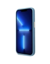 Guess GUHMP14XU4GPRB Apple iPhone 14 Pro Max blue hard case 4G Logo Plate MagSafe