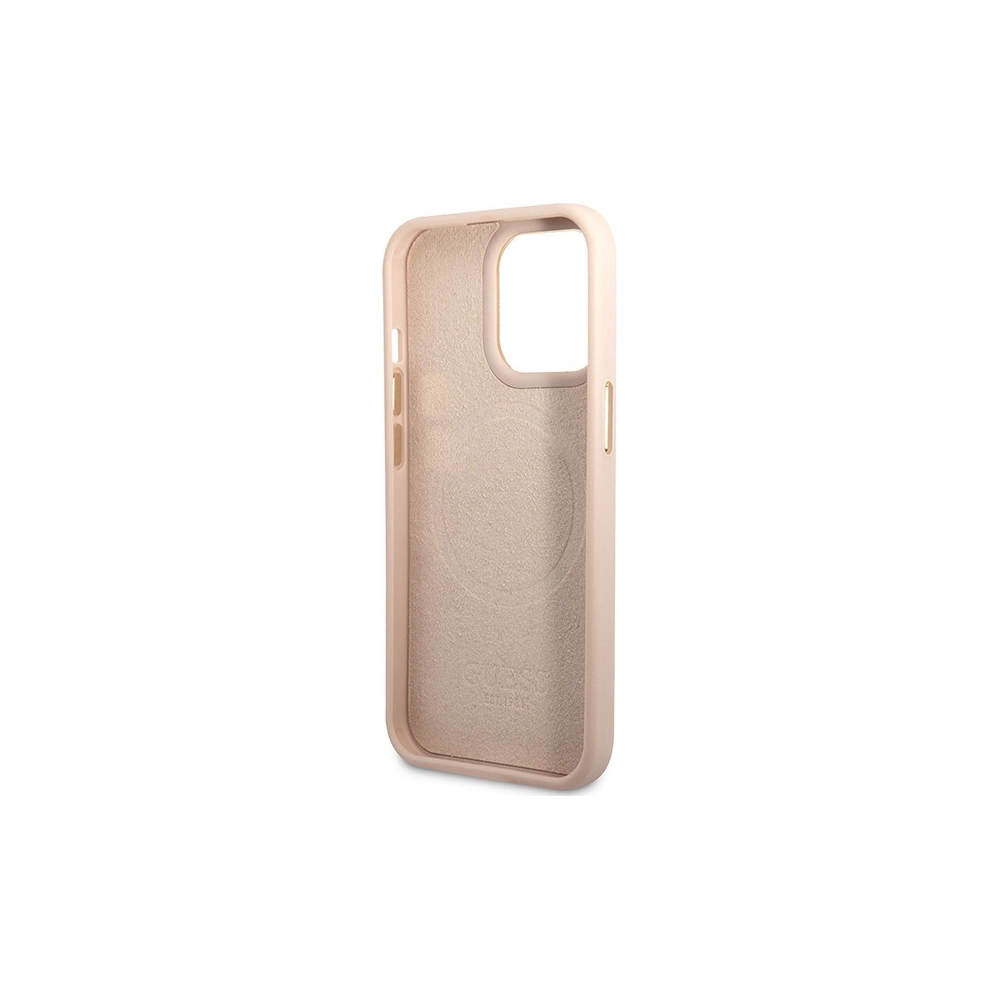 Hurtownia GSM - Etui Guess GUHMP14XU4GPRP Apple iPhone 14 Pro Max rózsaszín/pink kemény tok 4G Logo Plate MagSafe - GUE2649 - {ean13} - Hurt