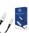 3MK Audio Adapter USB-C/mini jack 3,5 mm black