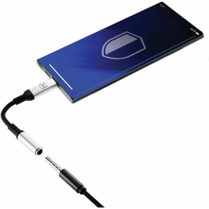 Hurtownia GSM - Audio adapter 3MK USB-C/mini jack 3,5 mm fekete/black - 3MK4950 - {ean13} - Hurt