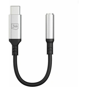 Hurtownia GSM - Audio adapter 3MK USB-C/mini jack 3,5 mm fekete/black - 3MK4950 - {ean13} - Hurt