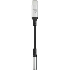 Hurtownia GSM - Audio adapter 3MK USB-C/mini jack 3,5 mm fekete/black - 3MK4950 - {ean13} - Hurt