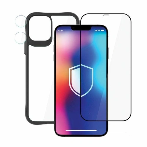 Zestaw etui + szkło ekran + szkło na aparat 3MK Comfort Set 4in1 Apple iPhone 11/XR