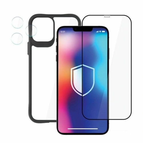 Zestaw etui + szkło ekran + szkło na aparat 3MK Comfort Set 4in1 Apple iPhone 11 Pro