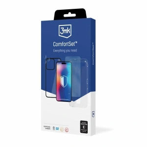 Hurtownia GSM - Sada pouzdro + ochranné sklo + sklo na fotoaparát 3MK Comfort Set 4in1 Apple iPhone 12 - 3MK4954 - {ean13} - Hurt