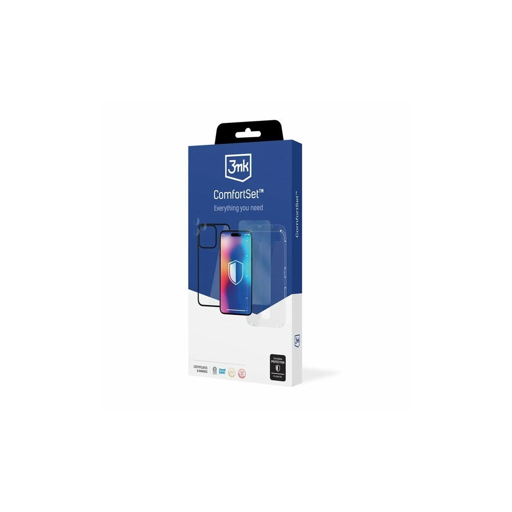 Hurtownia GSM - Tok + képernyővédő üveg + fényképező üveg 3MK Comfort Set 4in1 Apple iPhone 12 - 3MK4954 - {ean13} - Hurt