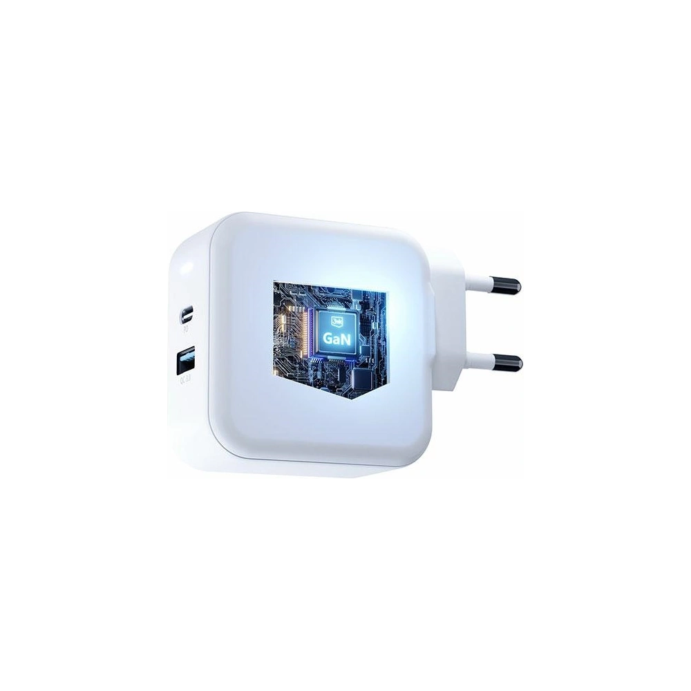 Hurtownia GSM - Ładowarka sieciowa GaN 3MK Hyper Charger 68W USB-A, USB-C PD+QC - 3MK4963 - {ean13} - Hurt