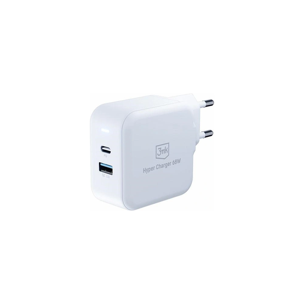 Hurtownia GSM - Nabíječka GaN 3MK Hyper Charger 68W USB-A, USB-C PD+QC - 3MK4963 - {ean13} - Hurt